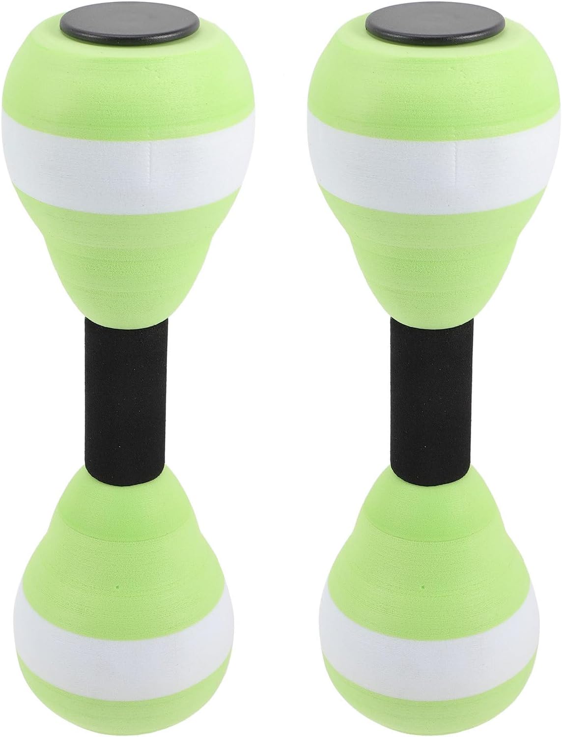 BESPORTBLE Pair of Aquatic Exercise Dumbell EVA-Foam Dumbbell Barbells for Water Aerobics Hand Dumbbells Water Fitness Exercise Equipment for Weight Loss Green