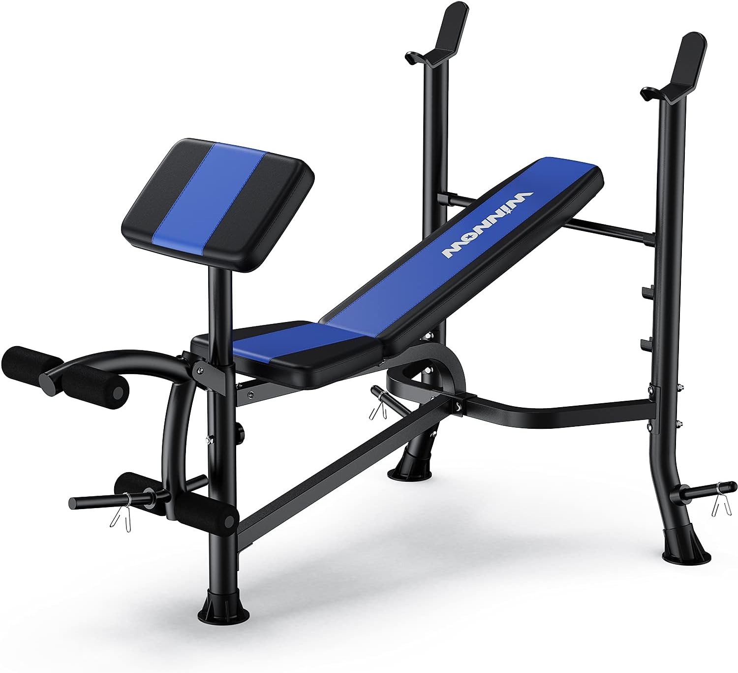 WINNOW Adjustable Weight Bench with Leg Extension and Preacher Curl Home Training Gym Weight Lifting Bench Full-Body Workout Bench Bench Press