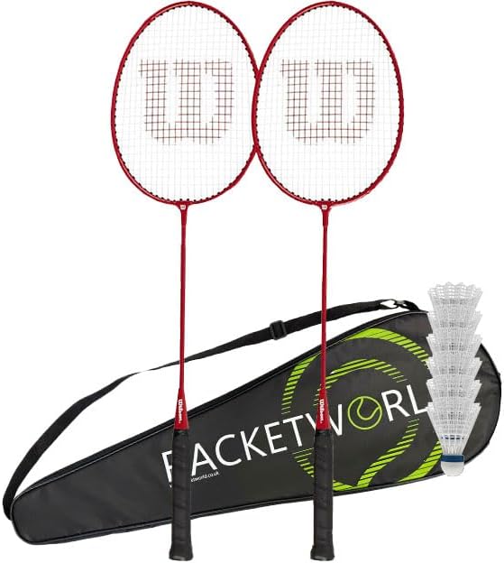 2. Wilson Fierce Badminton Set with Shuttlecocks