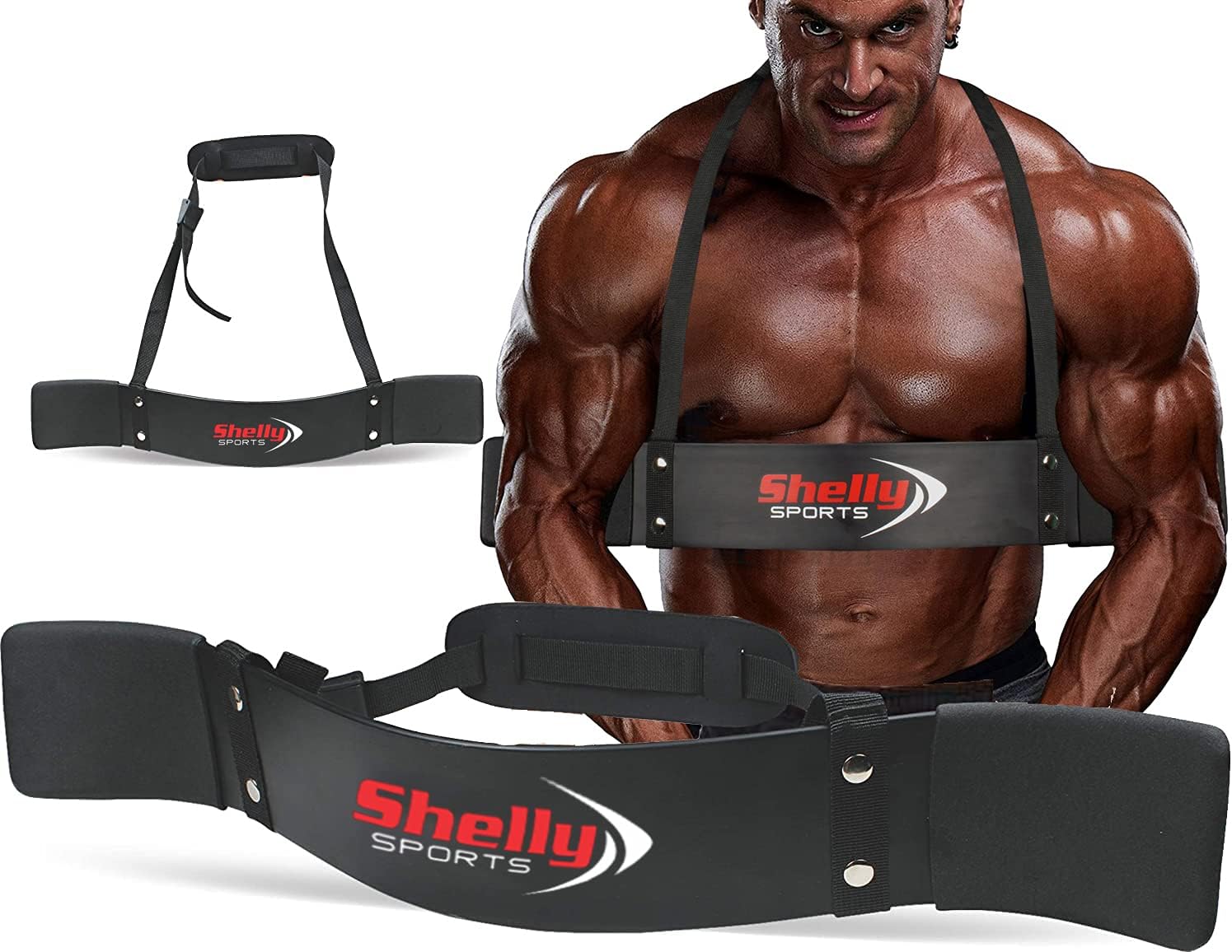 Shelly Arm Blaster Biceps Workout Equipment for Big Arm Biceps Blaster for Curling Bars for Weight Lifting Bicep Curl Support Arm Isolator for Muscle Gains Bodybuilding Arm Blaster for Biceps Triceps