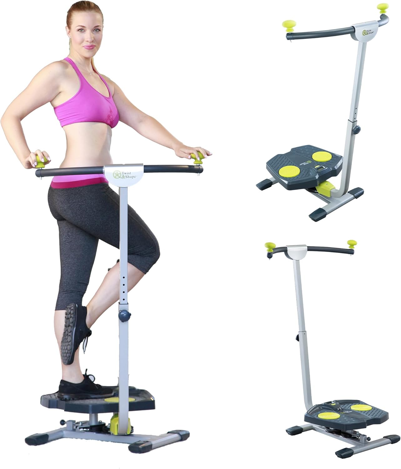 Twist and Shape Exercise Equipment for Home Use - Foldable Abs Trainer and Strength Training Gym Equipment for Men and Women - Perfect for Core, Legs, and Home Workout