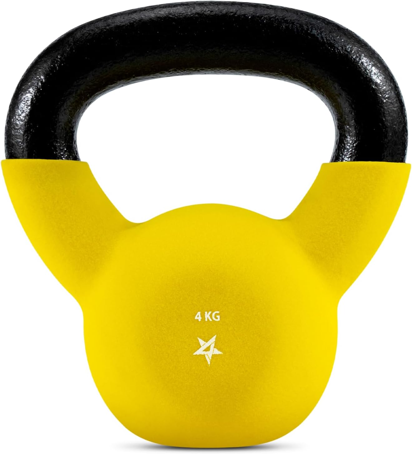 Yes4All 2-20kg Neoprene Coated Cast Iron Kettlebell, Kettle Bell Weight Sets for Home Gym Fitness & Weight Training - Multicolor Kettlebells, Single