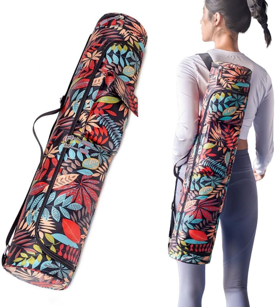 1. Carrier Portable Exercise Yoga Mat Bag with Carrying Compartment