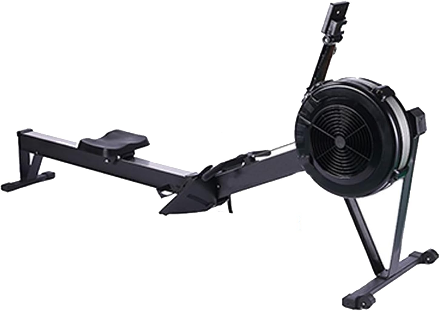 Modern Fitness Rowing Machine Folding Foldable, Air Rower Fitness Exerciser Indoor Equipment, Cardio Training Machine, 350LB Capacity with LCD Display Monitor